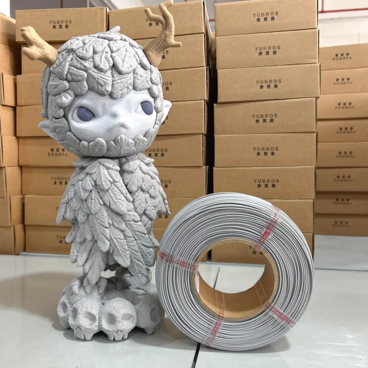 【余兄弟】PLA哑光灰有/无料盘超细腻无层纹灰模1kg上色3d打印耗材
