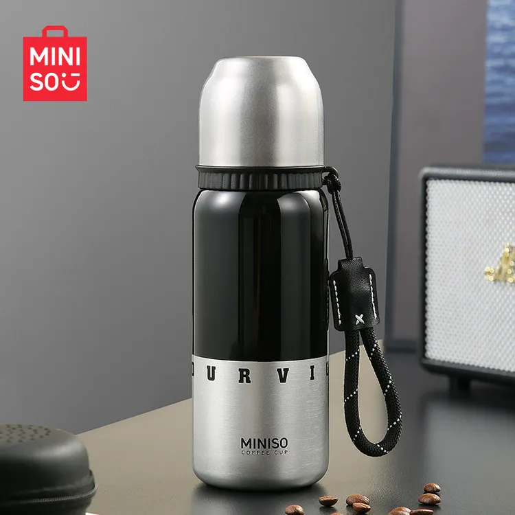 名创优品保温杯男士大容量316L不锈钢高颜值茶水分离泡茶杯子新款