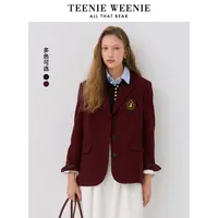 【赵老板专属】TeenieWeenie小熊25复古气质学院风徽章西装外套0121