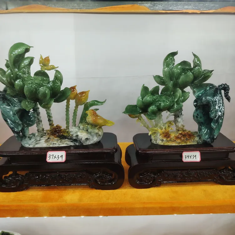 （合合美美）新中式高档客厅玄关装饰品创意