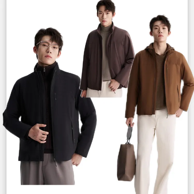 Lilanz/利郎羽绒服立领通勤商旅羽绒时尚通勤冬季男士外套百搭