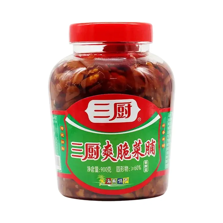三厨爽脆菜脯酱萝卜干开胃下饭菜酱菜900g腌制咸菜美味海南特产