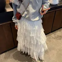 no褪 白色蛋糕裙336