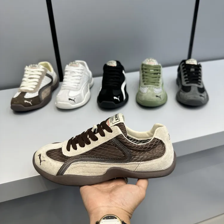 2025春夏新款韩版低帮系带潮男鞋网面鞋运动休闲时尚百搭男鞋