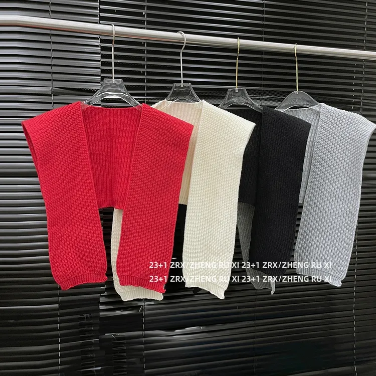 付新博女装针织披肩女高级感百搭氛围感时尚坎肩围巾15279