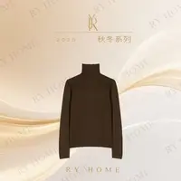 【容雨RYHOME】绵羊毛混纺半高领镶钻针织纯色打底衫253M3140