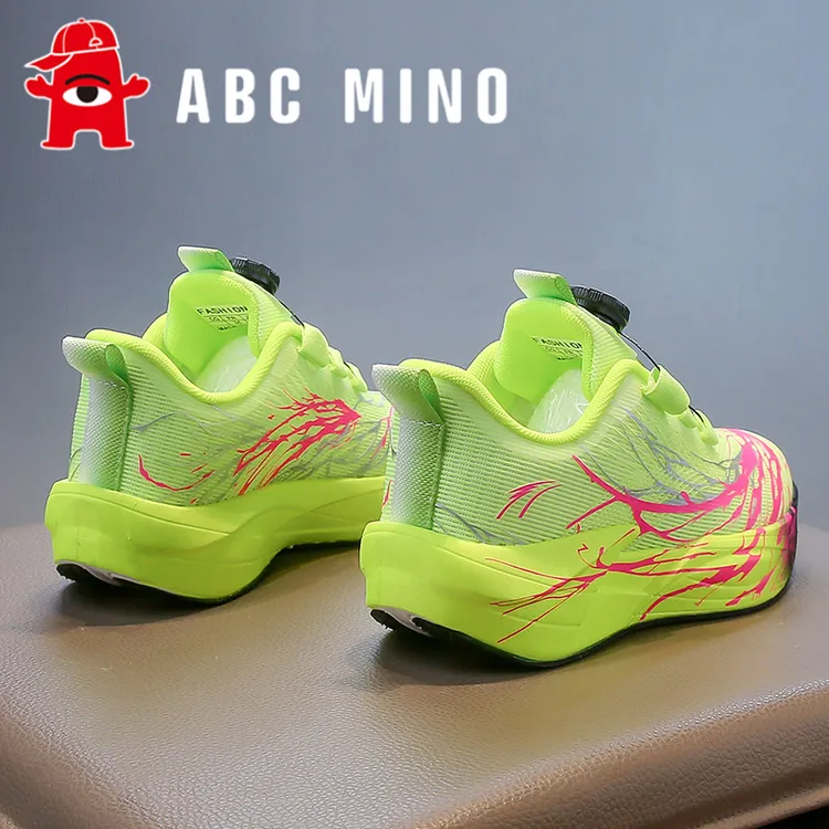ABC MINO男童夏季运动鞋儿童赤兔8por运动鞋学生防滑跑步鞋中大童