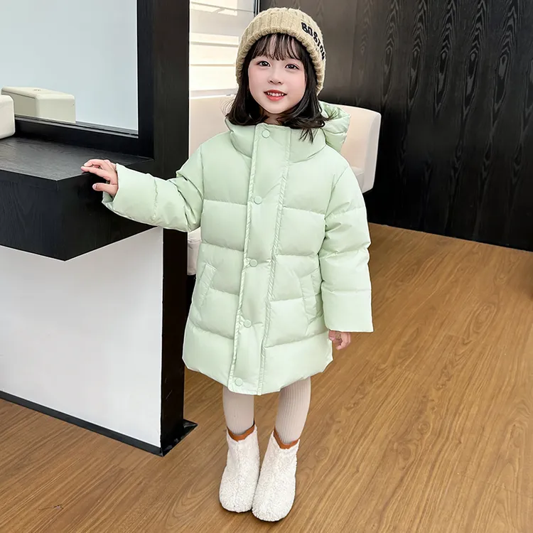 冬装女童加厚宝宝洋气宝宝宝宝羽绒服0-3岁白鸭绒羽绒儿童3岁