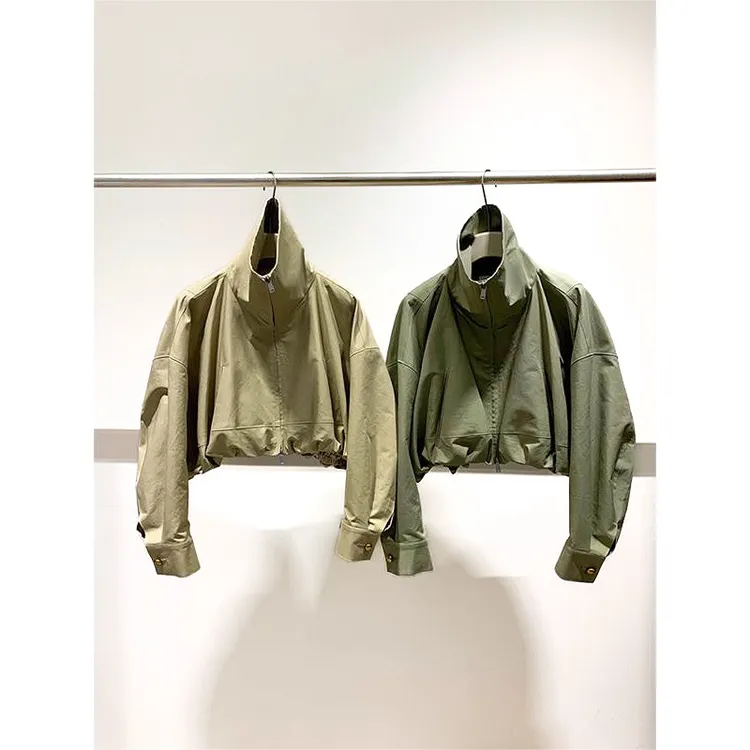 气质款强货！自留！今年流行爆款独特好看百搭短款设计感夹克外套女