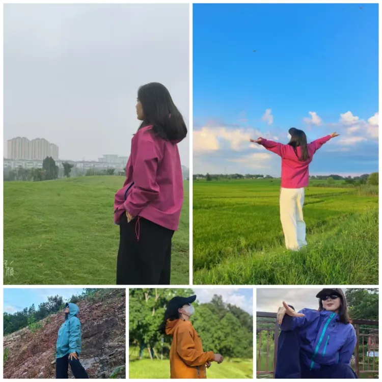 秋季户外冲锋衣男女同款防风防水休闲外套