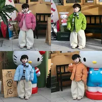 【现货】Jimmy妈童装 彩色童年冬季儿童灯芯绒亮色加厚保暖棉衣外套