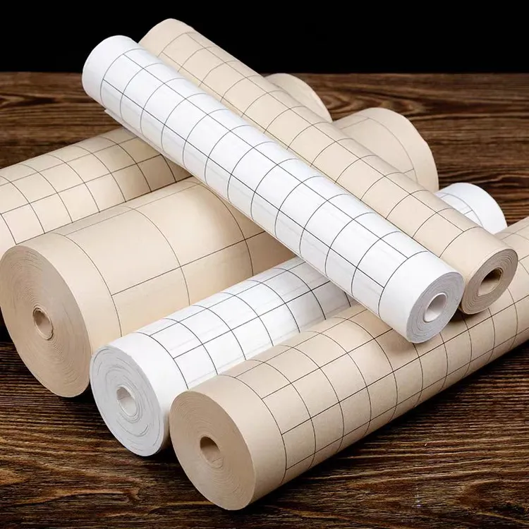 加厚方格长卷状元笺长卷半生半熟书法专用7分熟作品宣纸书法宣纸