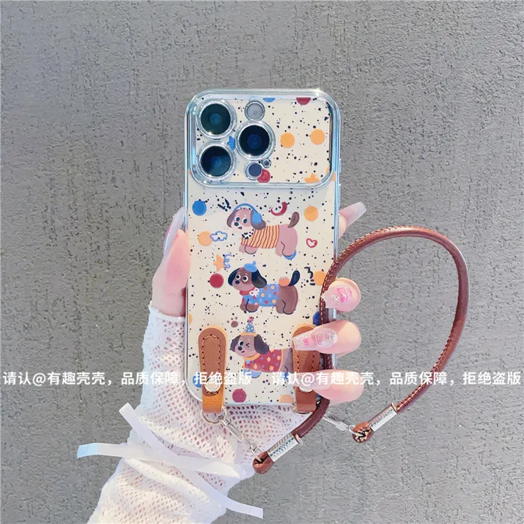 电镀大视窗适用苹果17iPhone/华为荣耀/OPPO/VIVO/小米手机壳爆款