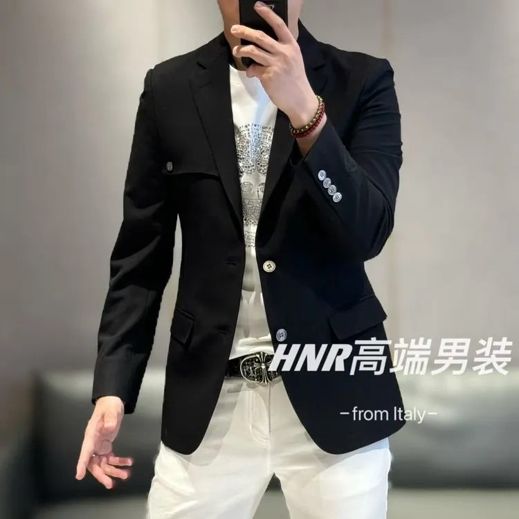 【VEHO品牌】高端醋酸莱塞尔结构工艺修身小西装23063