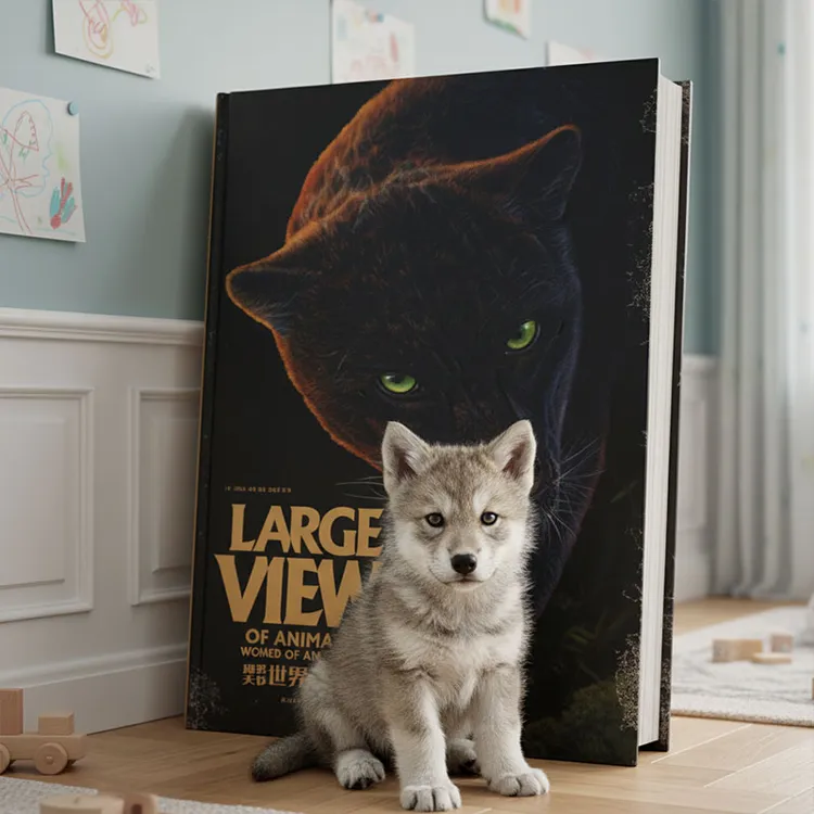 地板早教动物大书绘本适合0 - 3岁宝宝认知动物世界地板书认动物