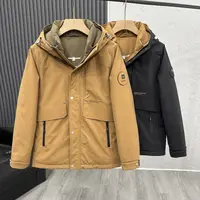 高蓬松90鹅绒+多口袋！品牌撤柜冬装男户外防风防水保暖羽绒外套