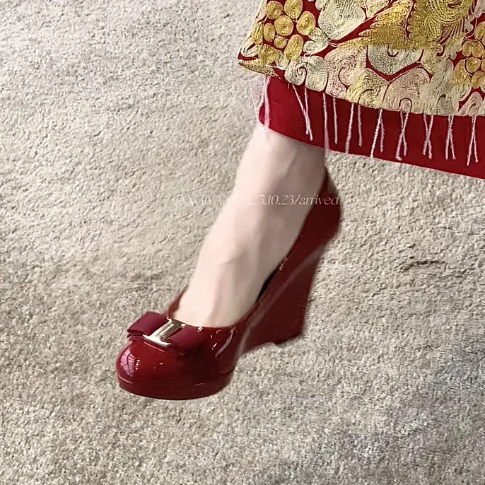 干枯玫瑰·江亦晚·2025粗跟高跟鞋百搭氛围感防水台配毛衣高跟鞋