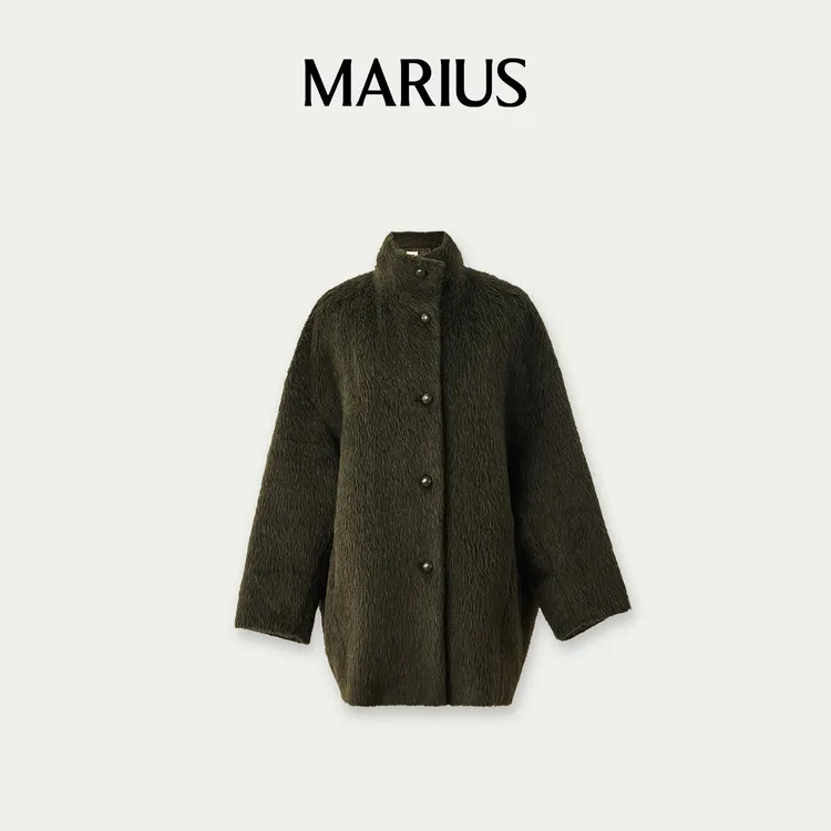 MARIUS-M-‘蒙奇大衣’经典宽松中长款大衣