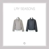 LRY SEASONS |秋季纽扣撞色设计复古收腰显瘦短外套 25504