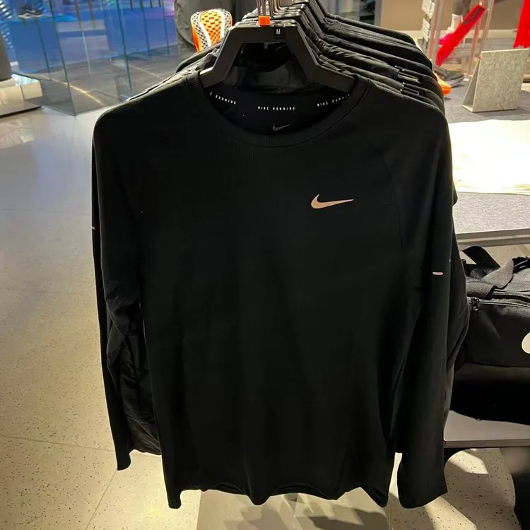 Nike耐克男25秋新款训练健身反光速干透气长袖运动T恤HV2706-010