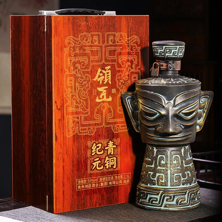 领匠酒·青铜纪元 酱香型白酒53度2.5L/坛