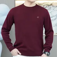 5803男士无痕暗纹毛针织衫（衣长72左右）