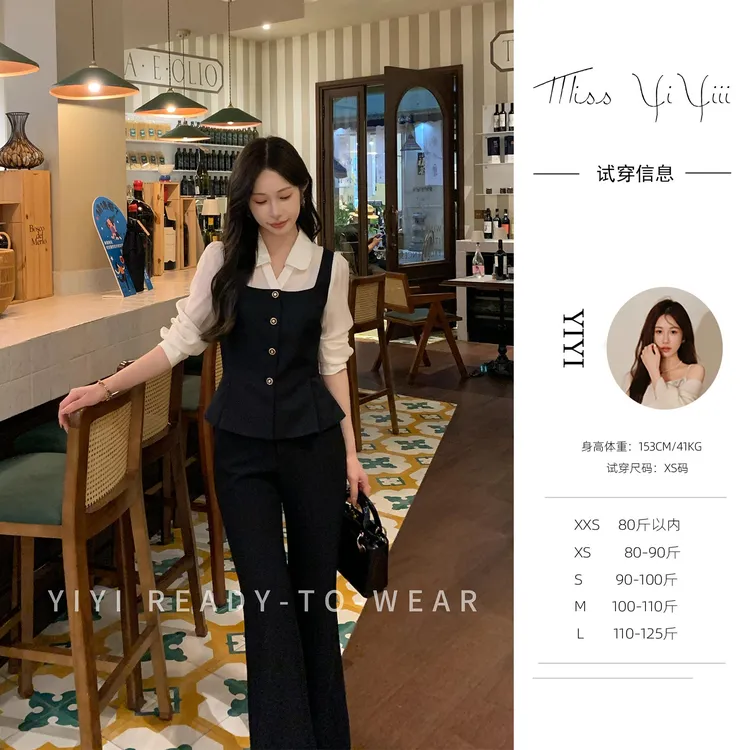 【长腿主义】<YiYiii>小个子时尚气质长裤百搭显瘦高腰裤子