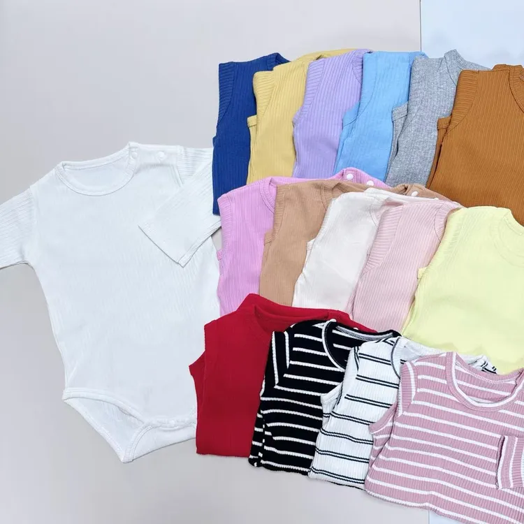 ins风纯色包屁衣男女宝宝长袖纯棉哈衣三角爬服春秋婴儿连体衣