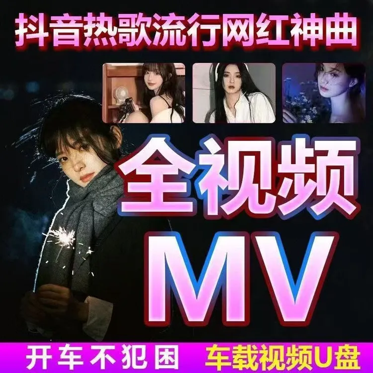 【全新2025高清MV版】抖音流行歌曲热门劲爆DJ嗨曲黑胶车载音乐U盘