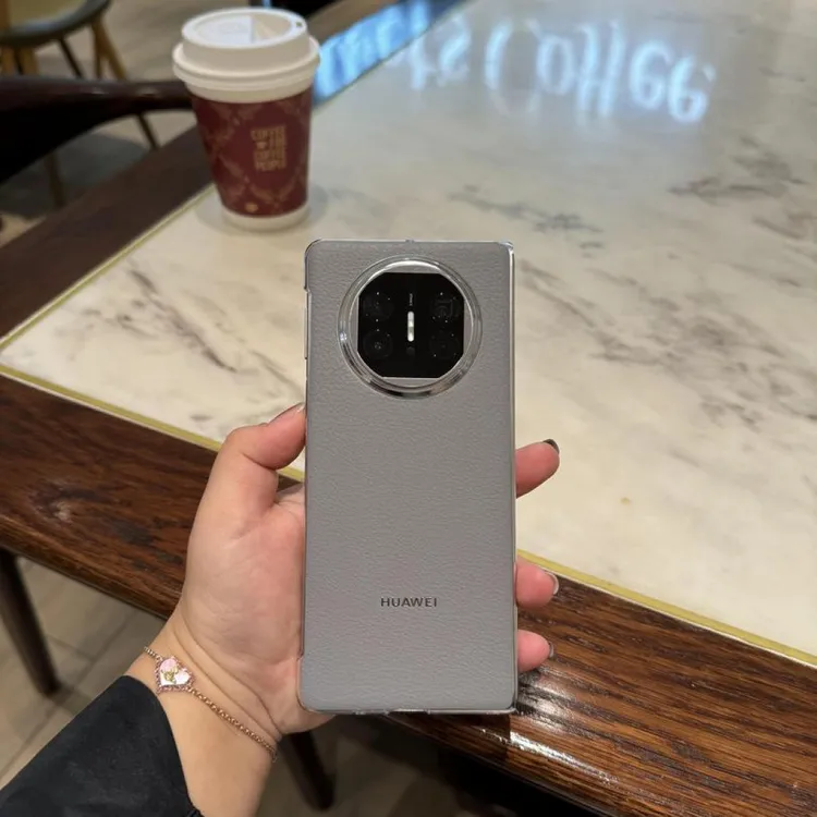 适用于华为Matex6/Matex5 简约字母折叠手机壳 裸机质感单后壳