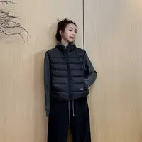小静静一会【刺绣短款羽绒马甲】2025秋冬新款百搭外套 2509C6115
