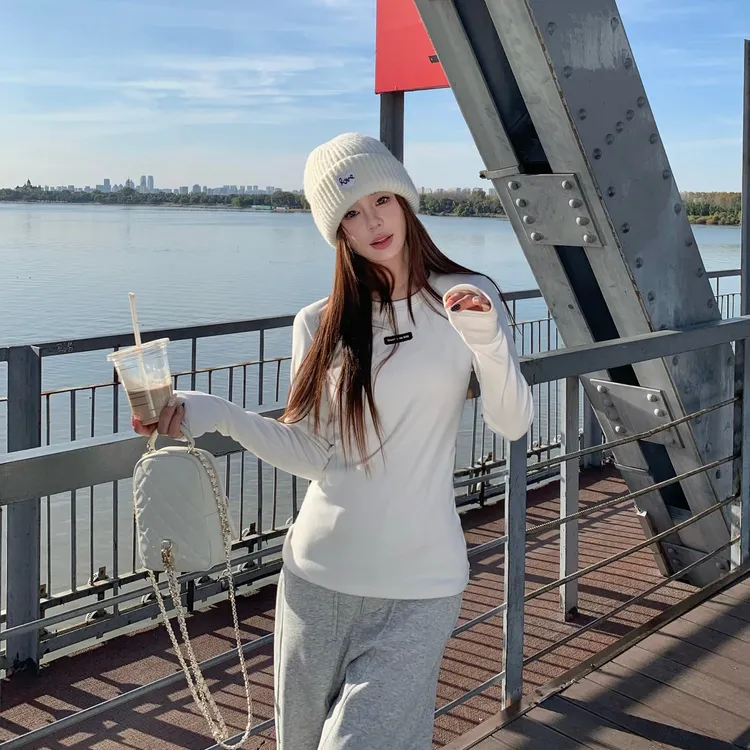 3MER  自制德绒百搭冬季男女长袖打底