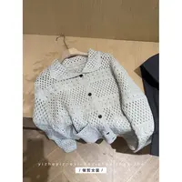 “”南法午后“”polo领开衫休闲简约套头衫 柔和素净 长袖针织衫百搭