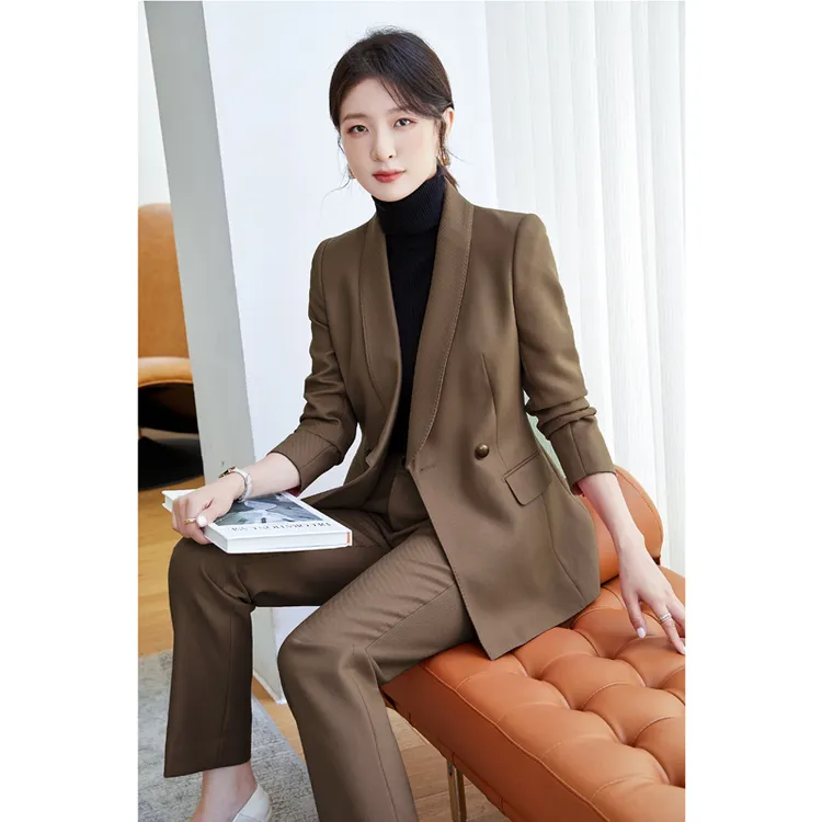 气质职业装女神范高端西装正装女商务接待工作服秋冬柜台工作服