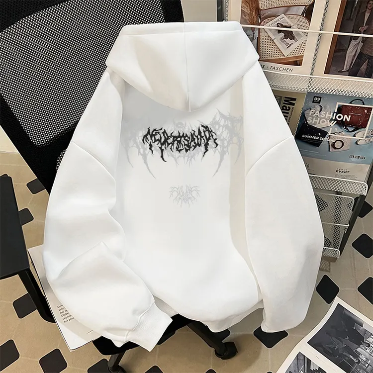 连帽卫衣男秋冬季外套男款美式高街ins潮牌男士加绒男生潮流学生