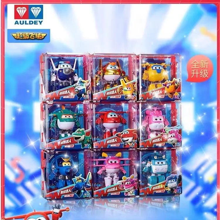AULDEY/奥迪双钻超级飞侠机库大变形机器人大壮小婉米莉小盾剑剑