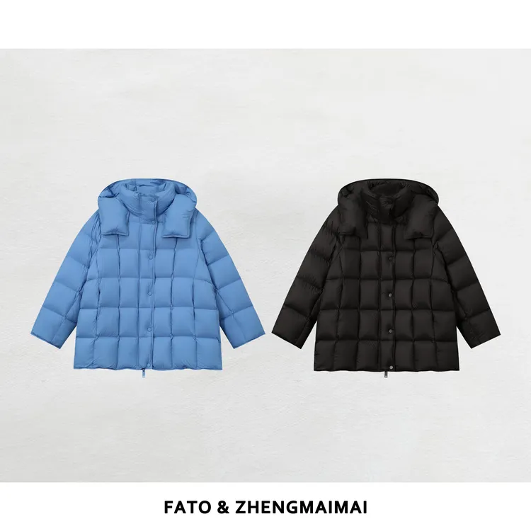 郑买买 航海家 秋冬新款韩系洋气百搭简约轻装滑鹅绒服 YZ51203Y1