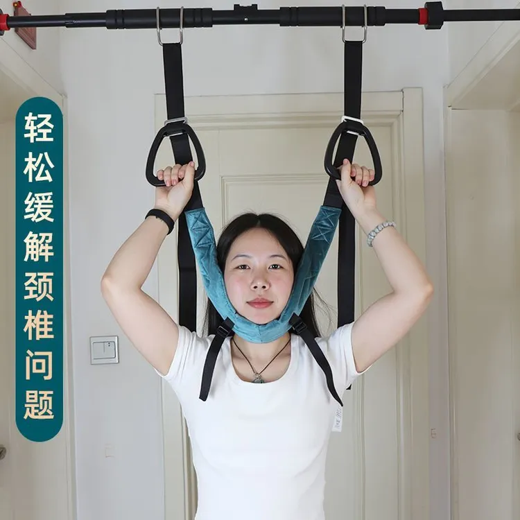 颈椎牵引带拉伸训练器家用吊脖子门悬式颈部锻炼吊脖子颈椎牵引带