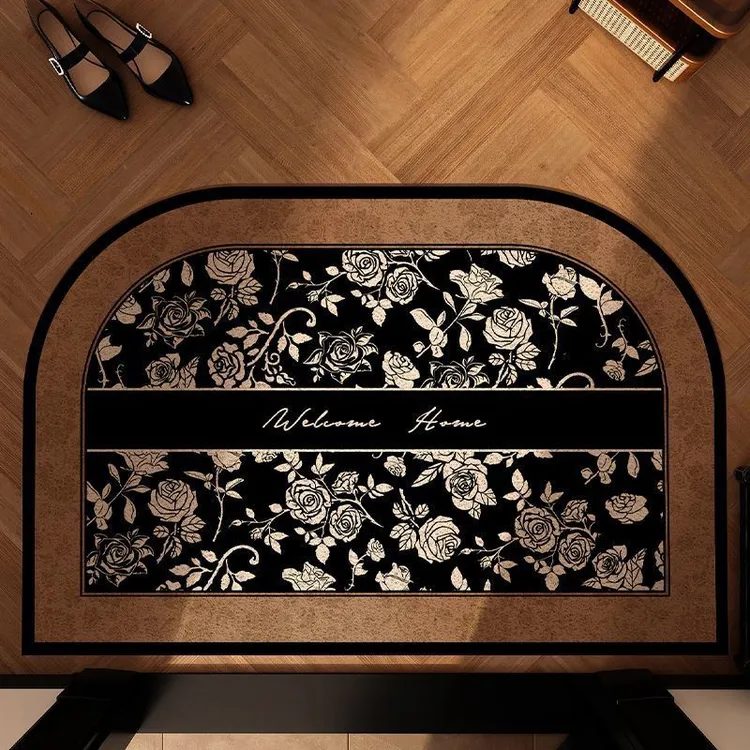 硅藻泥厨房地垫卧室床边地毯防滑加厚耐磨吸水易打理