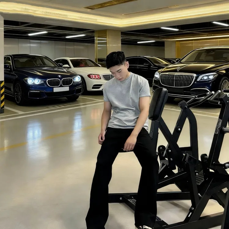 【HaoDong】空气层 微喇质感卫裤517弹力舒适健身休闲裤百搭宽松弹