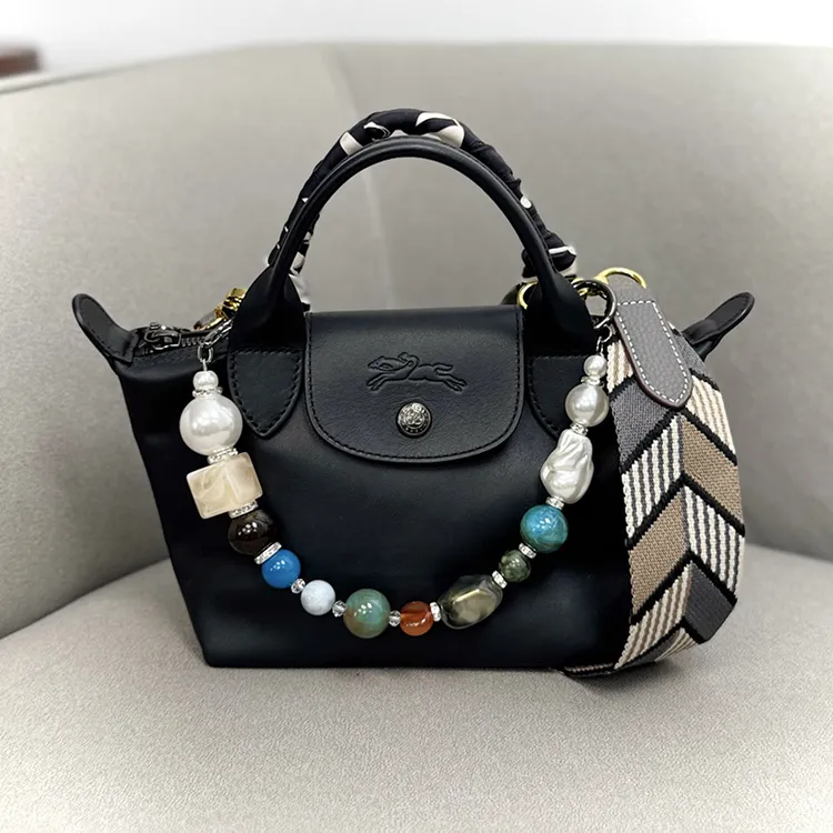 【原创琥珀链条】mini牛饺子/HOBO中式美学琥珀色链条包挂件