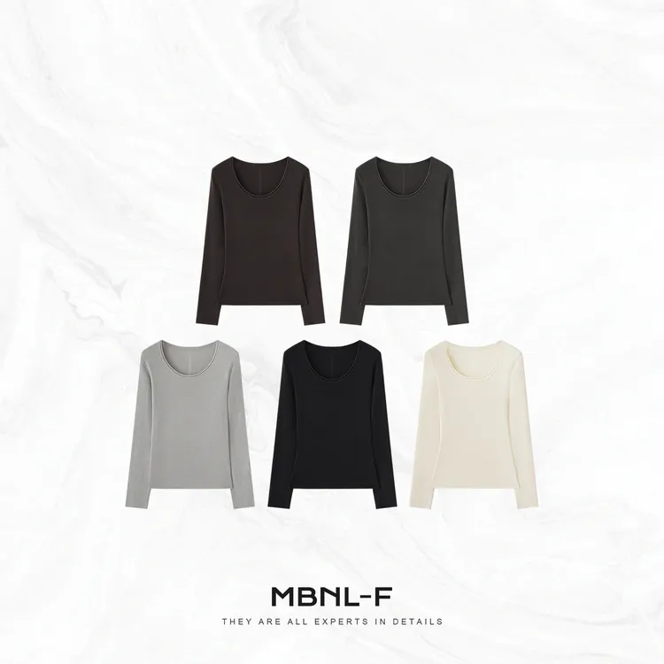 MBNL-F“可肤打底” 蚕丝绵羊毛天丝定织长袖T恤 秦磊XM-XMY2576