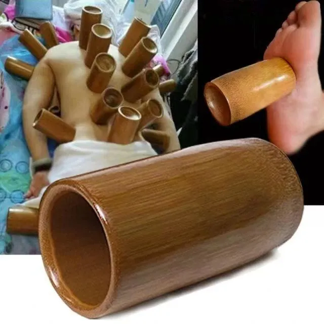 单个竹筒罐拔罐炭化罐竹吸筒竹筒罐木罐中医专用罐水煮罐大小罐装