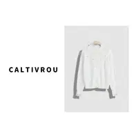 软绵绵~重工蕾丝拼接珍珠扣针织衫-Y13664-X