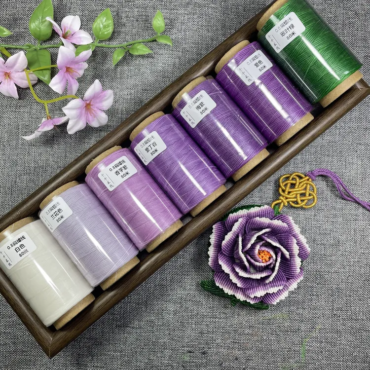 0.8扁蜡线80m（多卷备注颜色）手工