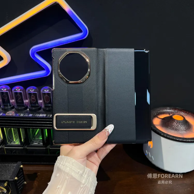 适用于华为matexts手机壳xts全包matext中轴xt真皮三折叠屏保护套