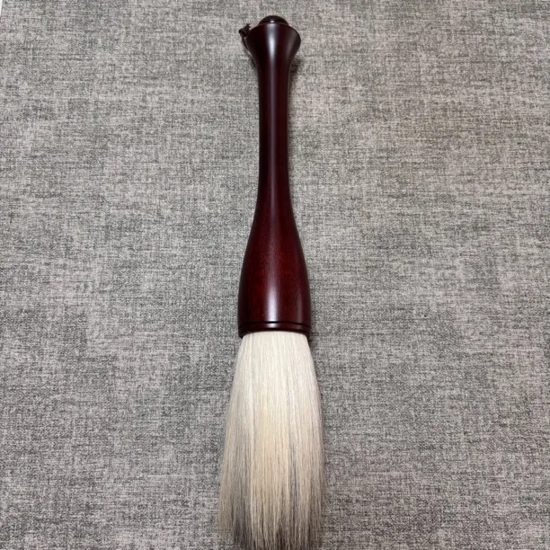 紫羊兼毫斗笔岀锋12.0口径4.0榜书对联国画专用毛笔中国羊毫毛笔