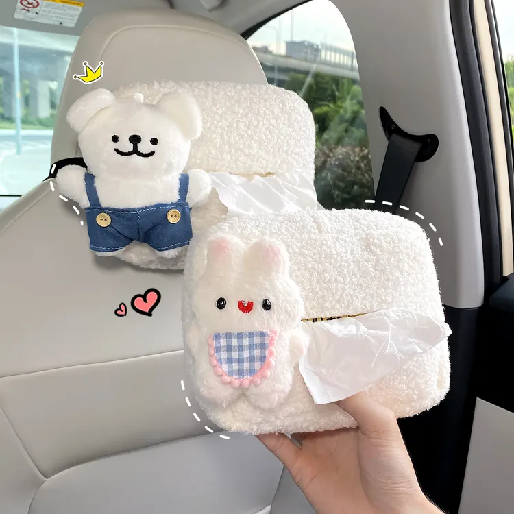 车载纸巾盒汽车抽纸盒车用纸袋车内挂袋创意座式装饰品挂式扶手箱