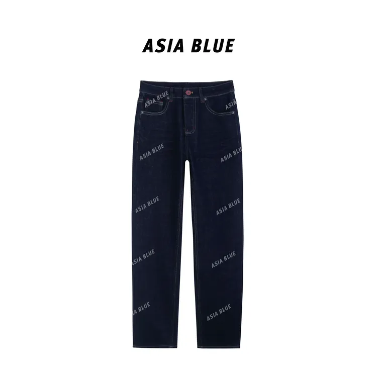 【ASIA BLUE】 · 原来 ·  2025秋季显瘦百搭四面弹九分直筒牛仔裤