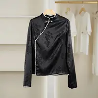 【麦迪尚品•品牌新款】5082312 新中式提花衬衫春季女装商场同款